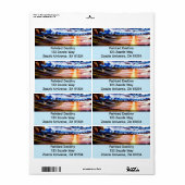 ビーチサンライズラベル ラベル (フルシート)