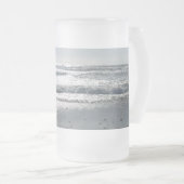 ビーチサンライズ フロストグラスビールジョッキ (正面右)