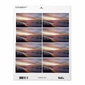 ****ビーチサンライズ****住所 シール (フルシート)