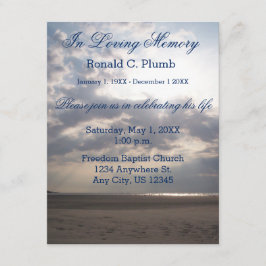 ビーチサンライズ|葬儀|追悼式 招待状