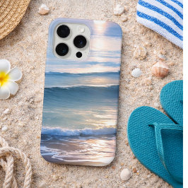 ビーチサン＆サーフモノグラム iPhone 15 PROケース