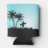 ビーチサーファーカスタムモノグラム缶クーラー 缶クーラー (裏面)