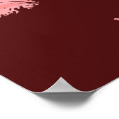 ビーチサーファーカスタム文字ポスター ポスター (角)