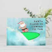 ビーチサーフィンクリスマス シーズンカード (スタンド正面)