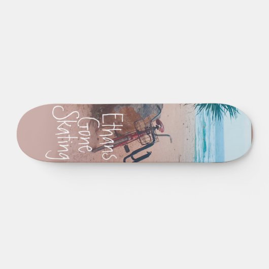 ビーチサーフィン自転車移動サーフィン スケートボード (横)