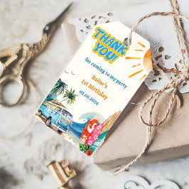 ビーチサーフィン誕生日パーティギフトラベル ギフトタグ