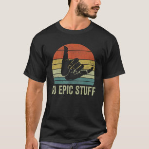 ビーチサーフドエピック物ウィンドサーフィンサーファーメンB Tシャツ