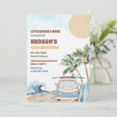 ビーチサーフバースデーパーティー招待状 招待状 (スタンド正面)