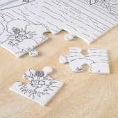 ビーチサーフボードアダルトカラーリングパズル ジグソーパズル (側面)