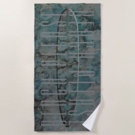 ビーチサーフボードインプレッション ビーチタオル