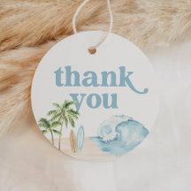 ビーチサーフ誕生日メッセージカード