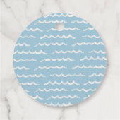 ビーチサーフ誕生日メッセージカード フェイバータグ (裏面)