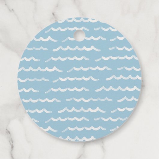 ビーチサーフ誕生日メッセージカード フェイバータグ (裏面)