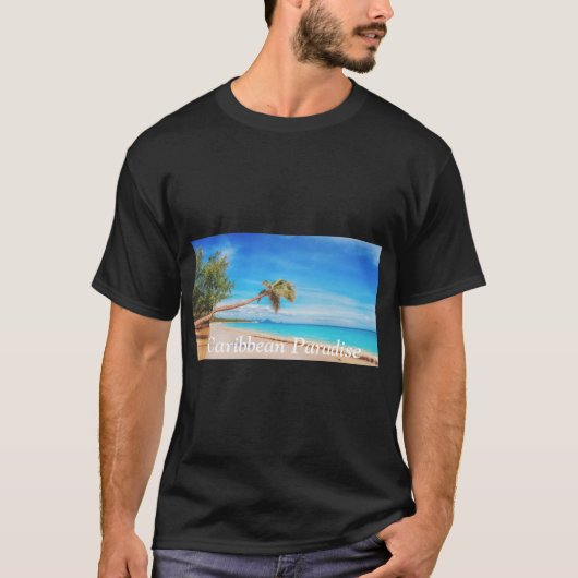 ビーチザカリブのパラダイス Tシャツ (正面)
