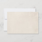 ビーチシェルのメニュー結婚選択 出欠カード (裏面)