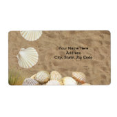 ビーチシェルクラムサンドラベル ラベル (正面)