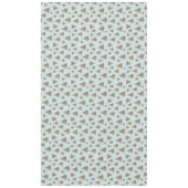 ビーチシェルクリスマスツリーパターン テーブルクロス (正面)