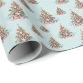 ビーチシェルクリスマスツリーパターン ラッピングペーパー (ロールコーナー)