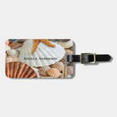 ビーチシェルスターフィッシュ荷物タグ ラゲッジタグ (正面横)