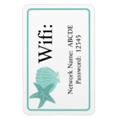 ビーチシェルズエアブロンバケーションレンタルWifi マグネット (縦)