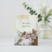 ビーチシェルブライダルシャワー招待 招待状 (スタンド正面)