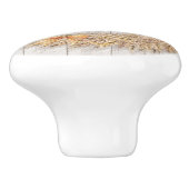 ビーチシェルリースドロワー/キャビネットノブ セラミックノブ (側面)