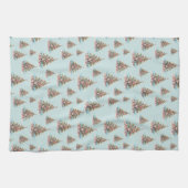 ビーチシェル クリスマス ツリー パターン キッチンタオル (横)