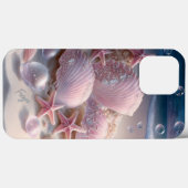 ビーチシェル トレンディ モダン ガーリー 名前入り Case-Mate iPhoneケース (裏面 (横))
