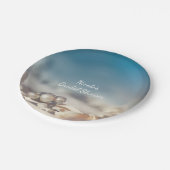 ビーチシェル&パールジュエリーエレガントブライダルシャワー ペーパープレート (アングル)