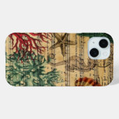 ビーチシックな沿岸コーラルシーホース貝殻 Case-Mate iPhoneケース (裏面 (横))