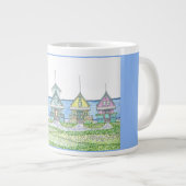 ビーチシャックライフ1、ジャンボマグ ジャンボコーヒーマグカップ (正面右)