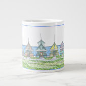 ビーチシャックライフ1、ジャンボマグ ジャンボコーヒーマグカップ (正面)