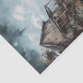 ビーチシャック素朴コースト絵画のデコペ 薄葉紙 (詳細)