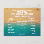 ビーチショアファミリー懇親会はがき ポストカード (正面)