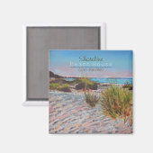 ビーチショアラインコースタルバケーションハウスマグネット マグネット (正面/裏面)