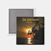 ビーチショアラインサンセット マグネット (正面/裏面)