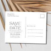 ビーチシンプルの誓の更新日付の保存 案内ポストカード