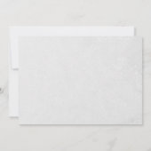 ビーチシンプルサンドドルシルバーブライダルシャワー 招待状 (裏面)