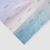 ビーチシンプルビジネスサンキューパターン 薄葉紙 (詳細)