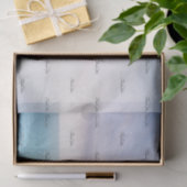 ビーチシンプルビジネスサンキューパターン 薄葉紙 (ギフト)