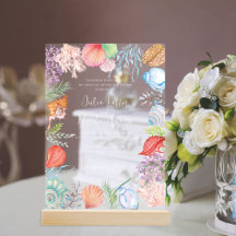 ビーチシンプルブルー海シーシェル結婚ズ