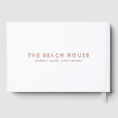 ビーチシンプルレンタルホームウェルカム ゲストブック (裏面)