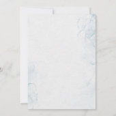 ビーチシンプル海シーセルリースベビーシャワー 招待状 (裏面)