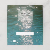 ビーチシーウォータースパーク結婚ルスの座席表 プレイスカード (外部開封)