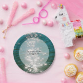 ビーチシーウォーター輝結婚き ペーパープレート (パーティー)