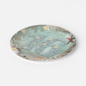 ビーチシーエレガントスターフィッシュ&パールスウィート16パーティー ペーパープレート (アングル)