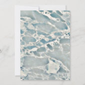 ビーチシーグラスオーシャン ブライダルシャワー招待状 招待状 (裏面)