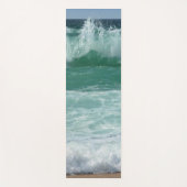 ビーチシーサイドシーウェーブサンドフィットネステンプレートトップ ヨガマット (正面)