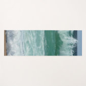 ビーチシーサイドシーウェーブサンドフィットネステンプレートトップ ヨガマット (正面(横))