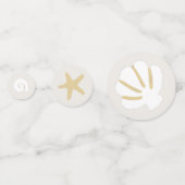 ビーチシーサイドテーマシーシェルテーブル紙吹雪 コンフェッティ (裏面)